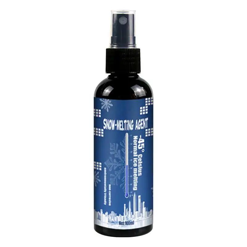 Effective 100ml Car Windshield Deicer Spray Snow For Winter Melter Quick Cars Deicer Supplies Auto Accessories