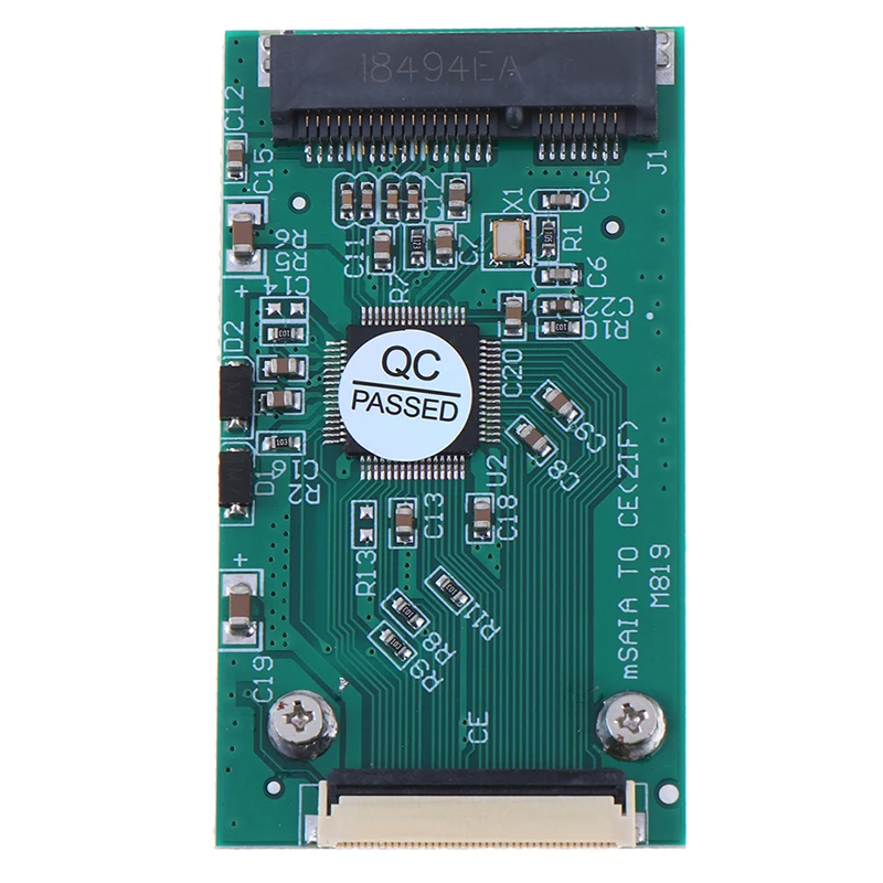 미니 PCI-E mSATA SSD에서 40 핀 ZIF 카드, 1.8 인치 미니 mSATA PCI-E SSD에서 40 핀 ZIF 카드 CE 케이블 어댑터 컨버터, 1PC