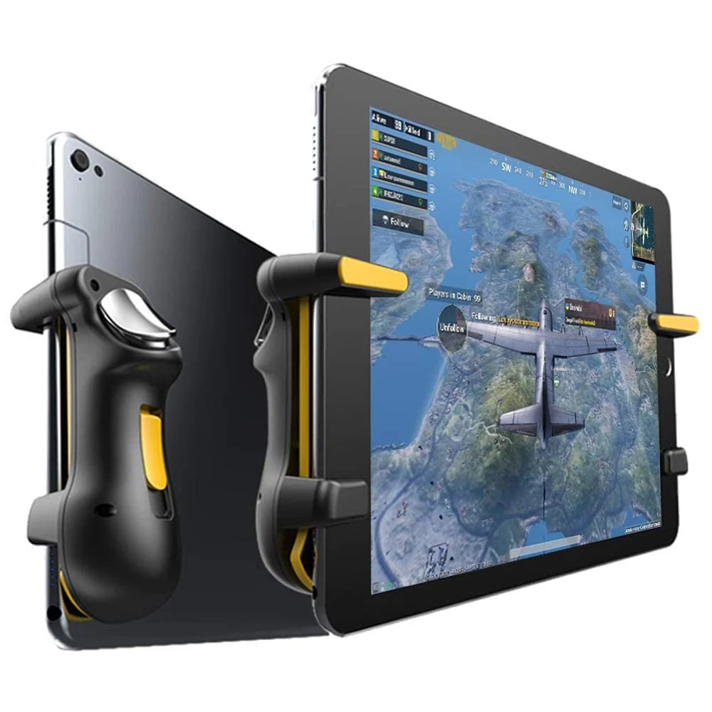 PUBG Trigger Controller For Ipad Tablet Capacitance L1R1 Fire Aim Button Triggers Gamepad Joystick For Ipad Tablet F