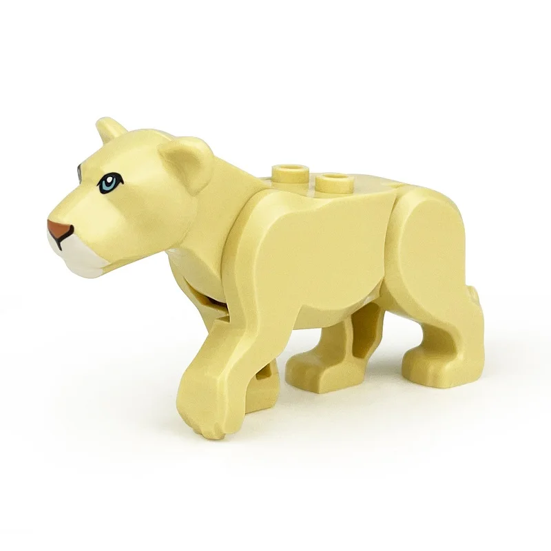 Safari Animal Building Block Figures - Educational Mini Toys & Gifts