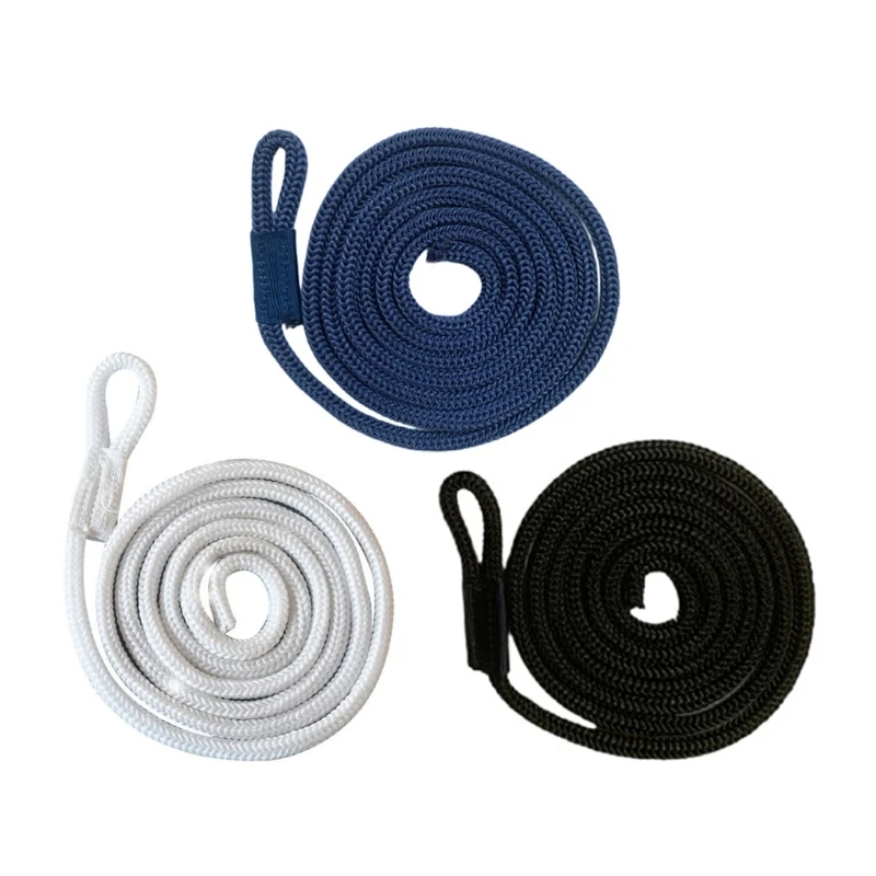 

5FT BumpersWhips Rope Docking DoubleBraided Marine FendersLine with Eye Boat Mooring Line For Yacht Accessories Durable