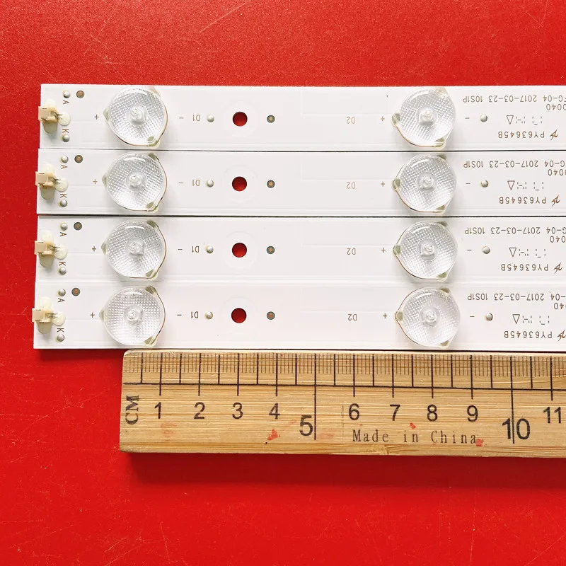 LED Backlight strip for BBK 40LEM1010/T2C RUBIN RB-39K105T2S 303CX390036 ZDCX39D10-ZC14FG-05 4X10 001 HL-10400A28-1001S-01 A0
