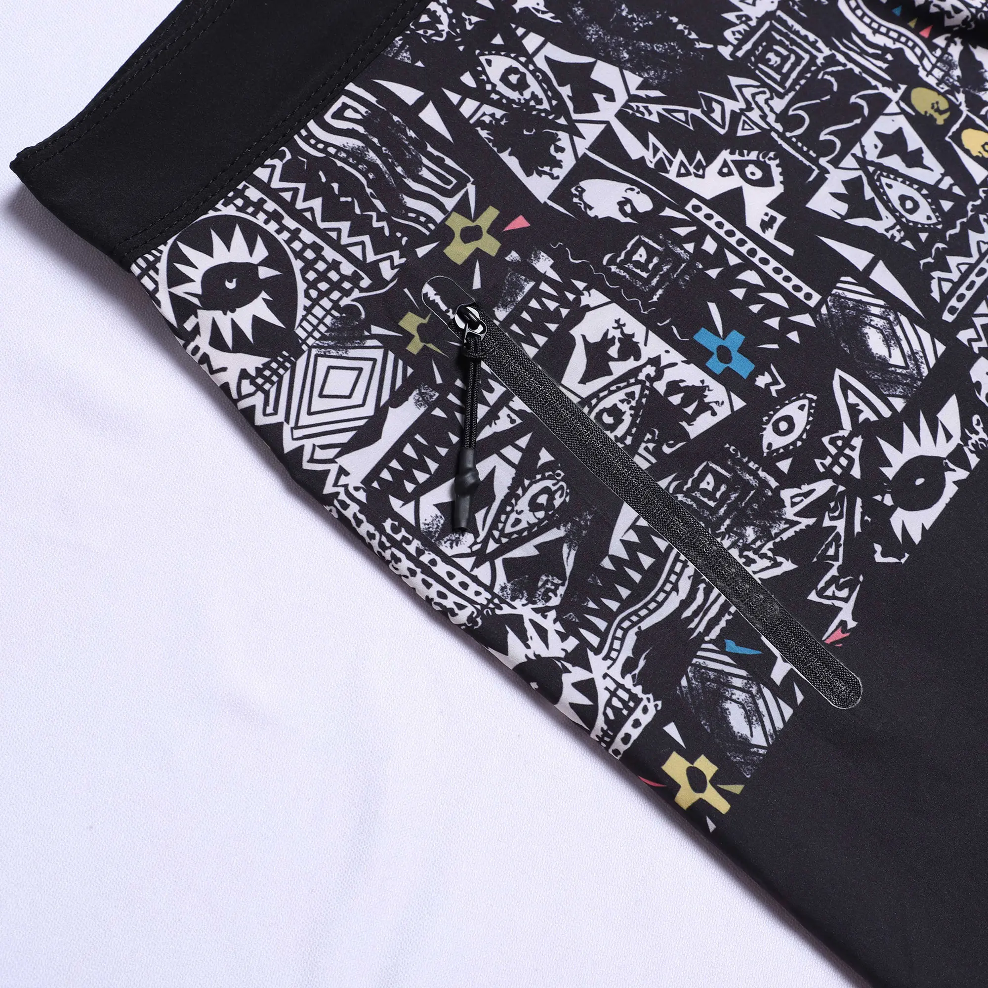 Men's Beach Shorts Quick Dry Waterproof Animal Print Zipper Side Pocket Shorts