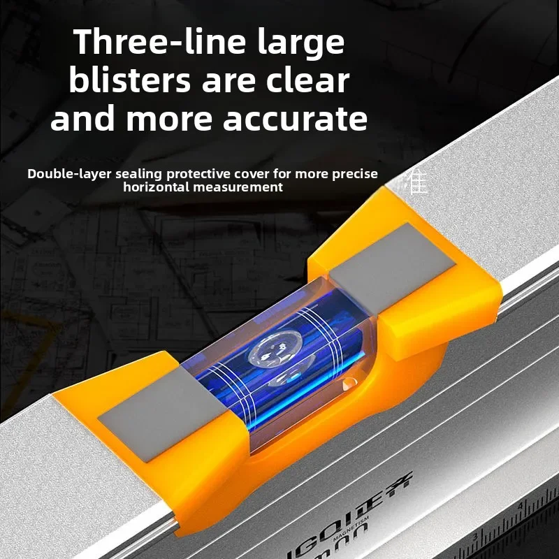 안정적인 디지털 레벨 눈금자 고정밀 전자 레벨링 눈금자 산업용 강력 자석 레벨 레이저 측정기 007