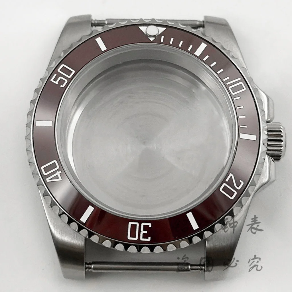 Deep Blue Bezel 40MM Diver Watch Case with Waterproof Sapphire Crystal