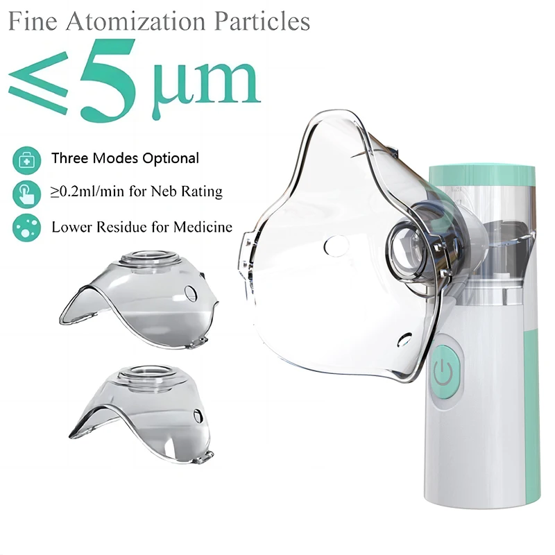 Portable Nebulizer Silent Mesh Nebulizer Outdoor Mini First Aid Kits Asthma Inhaler Atomizer Kids Adult