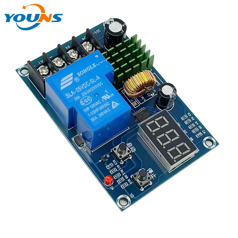 XH-M604 충전기 제어 모듈 DC 6-60V 리튬 배터리 메모리 배터리 충전 모니터링 제어 스위치 보호 보드