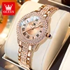 OLEVS 9943 Luxury Elegant Women's Watches Full Diamond Dial Waterproof Fashion Quartz Watch for Ladies Original Authentication