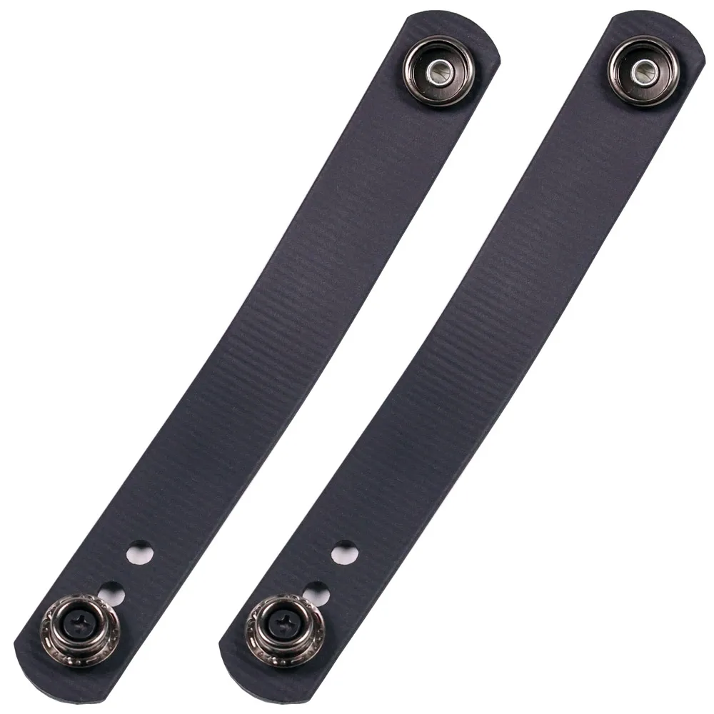 IWB Soft Belt Loops - Black Tactical Rubberized Nylon Strap Holster Clip with Hardware Kit