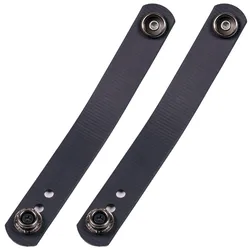 IWB Soft Belt Loops - Black Tactical Rubberized Nylon Strap Holster Clip with Hardware Kit (2pcs black)