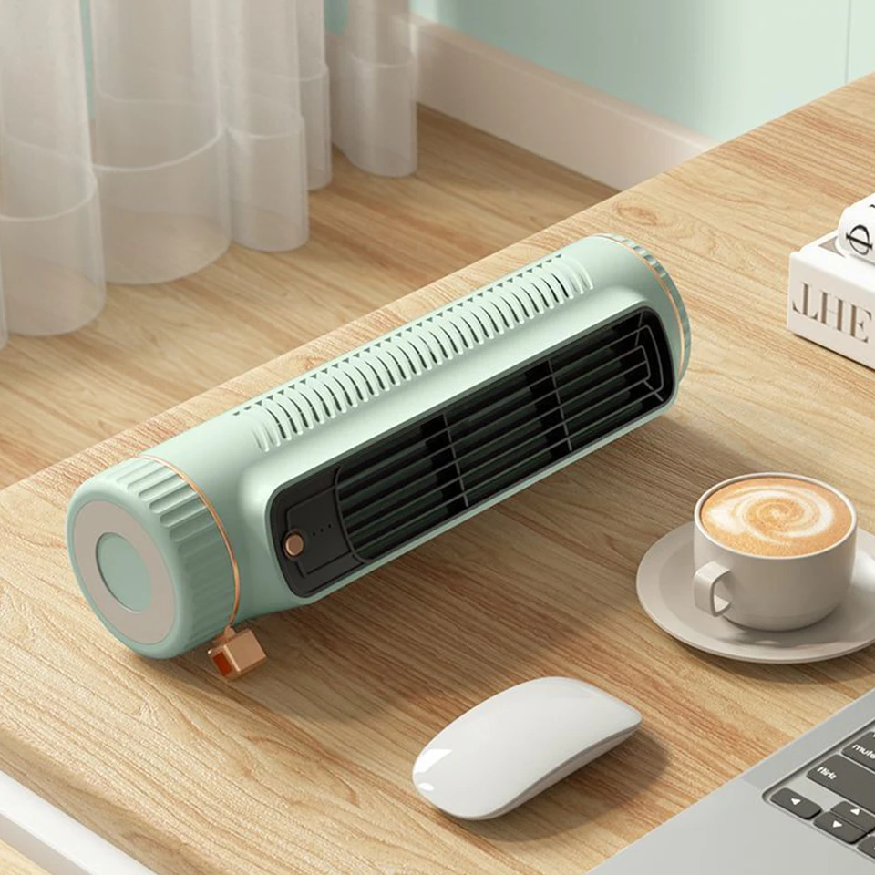 Bladeless Portable USB Tower Fan for Home