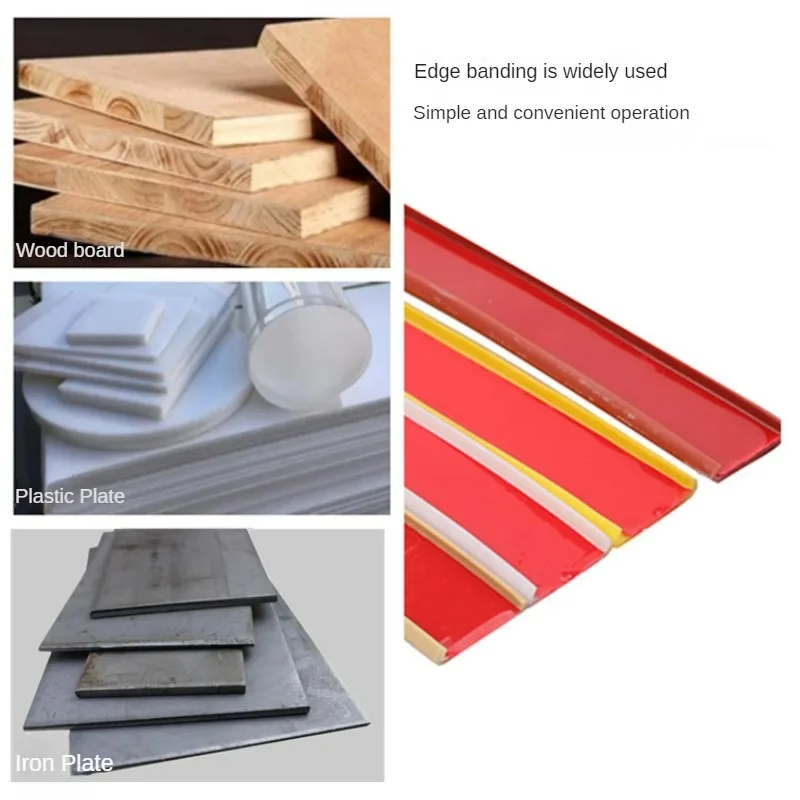 5M U-shaped Edge Banding Auto-adesivo Móveis Wood Board Cabinet Seal Strip Madeira Closet Decoração Silicone Rubbe Strip