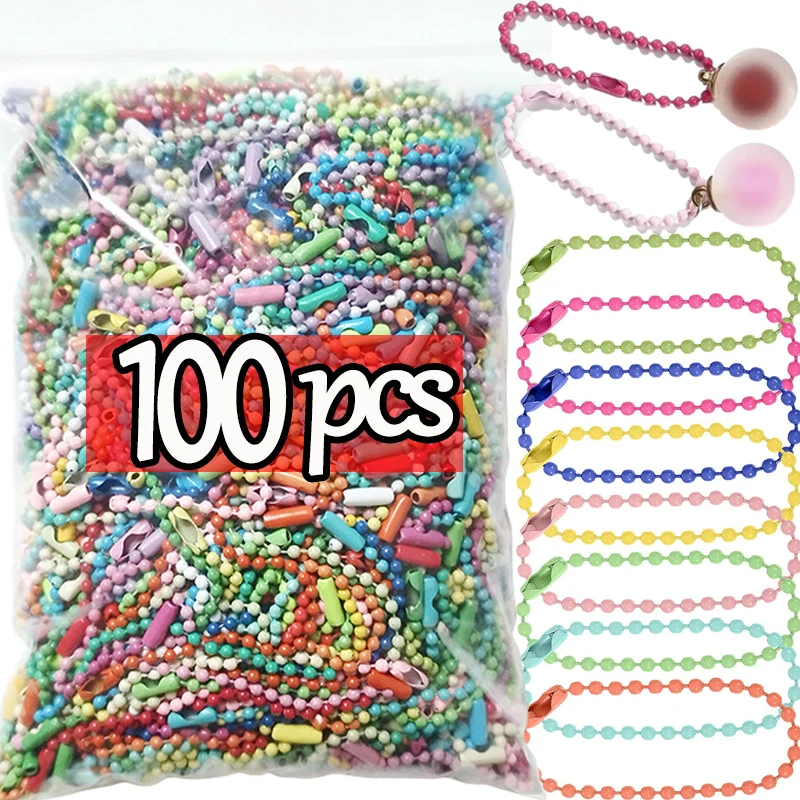 

10/100 шт., бусины-цепочки для браслета