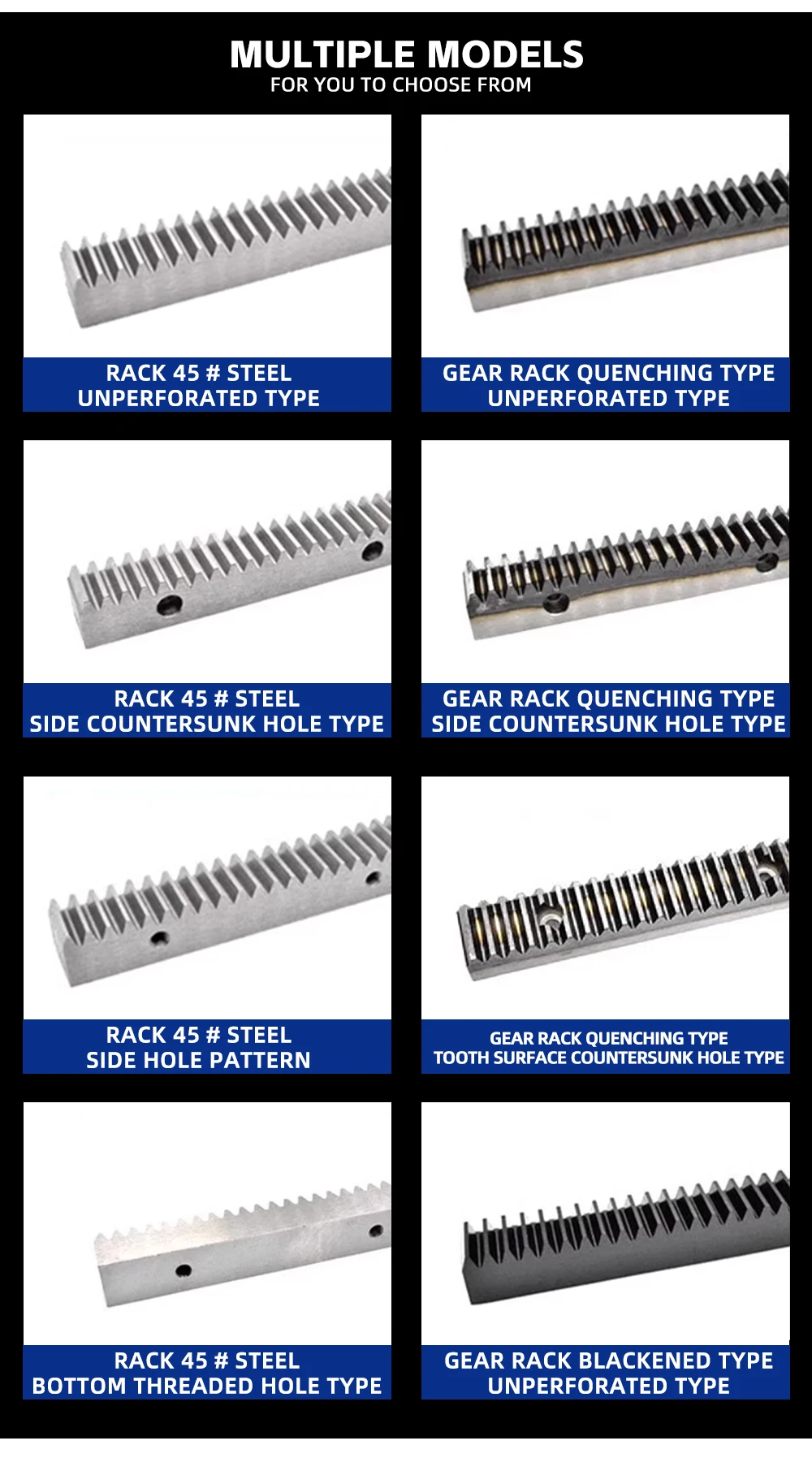 1pc Gerade Rack 1M 10*10/10*12/12*12/15*15 100mm-500mm CNC Kleine Micro Getriebe Racks Linear Schiene Für CNC Fräsen Router – Detail 9