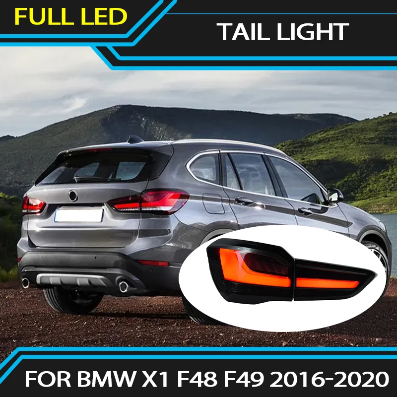 

LED Taillight For BMW X1 F48 F49 2016-2020 Taillight LED DRL Moving Turn Signal Lamp Projector Lens Auto Parts Taillamp