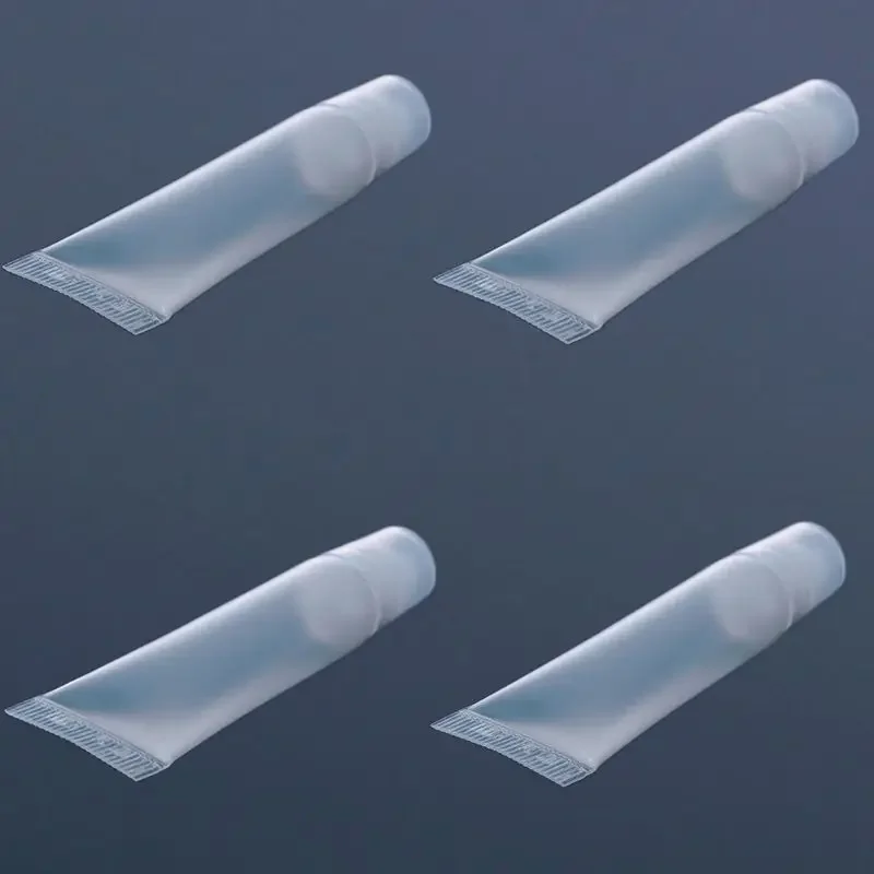 5pcs 10ml Empty Tubes Lip Gloss Balm Clear Cosmetic Containers