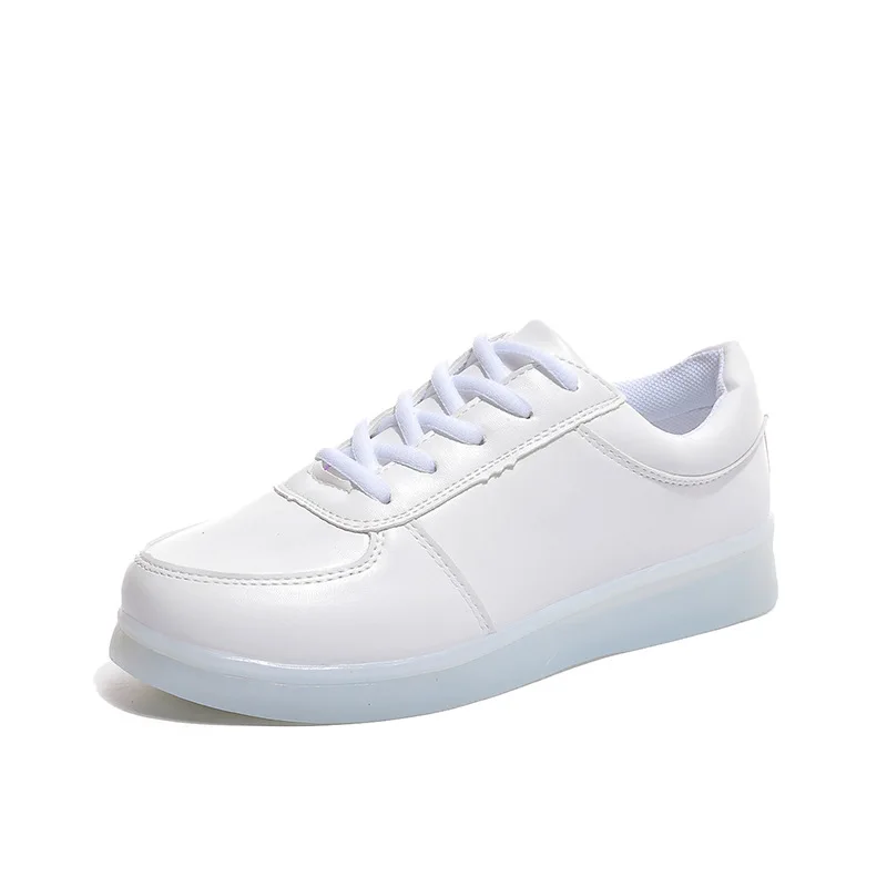 Comemore 2023 Adult Unisex Femei Bărbați Copil Pantofi Luminoși Strălucind USB Încărcare Băieți LED Colorat Pantofi Luminoși Fete_voghion.com