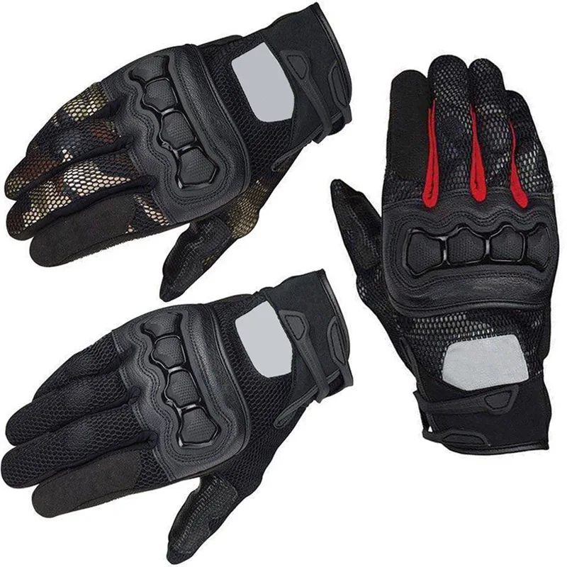 

Motorcycle gloves rider protective breathable racing motorcycle gloves anti-fall touch screen