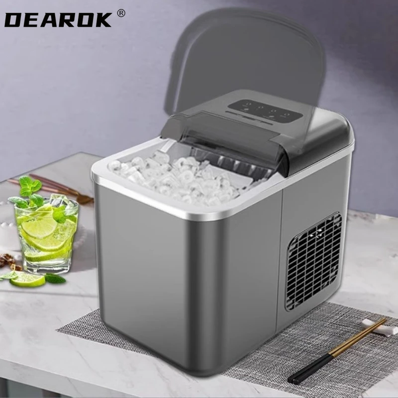 Automatic Ice Machine Electric Ice Cube Maker Home Commercial Desktop Buz Yapma Makinesi
