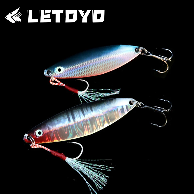 LETOYO 7 г/11 г/14 г/18 г Приманка для рыбной ловли в виде ложки металлическая приманка