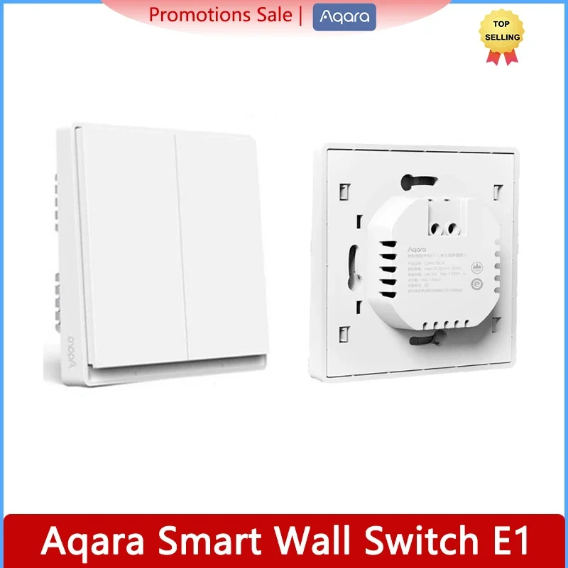 AqaraSmartWallSwitchE1ZigBee30SmartHomeWirelessKeyLight