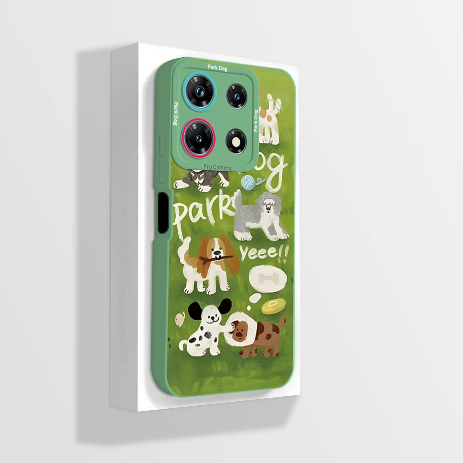 Art Liquid Silicone Phone Case with Camera Protection - Premium Back Cover