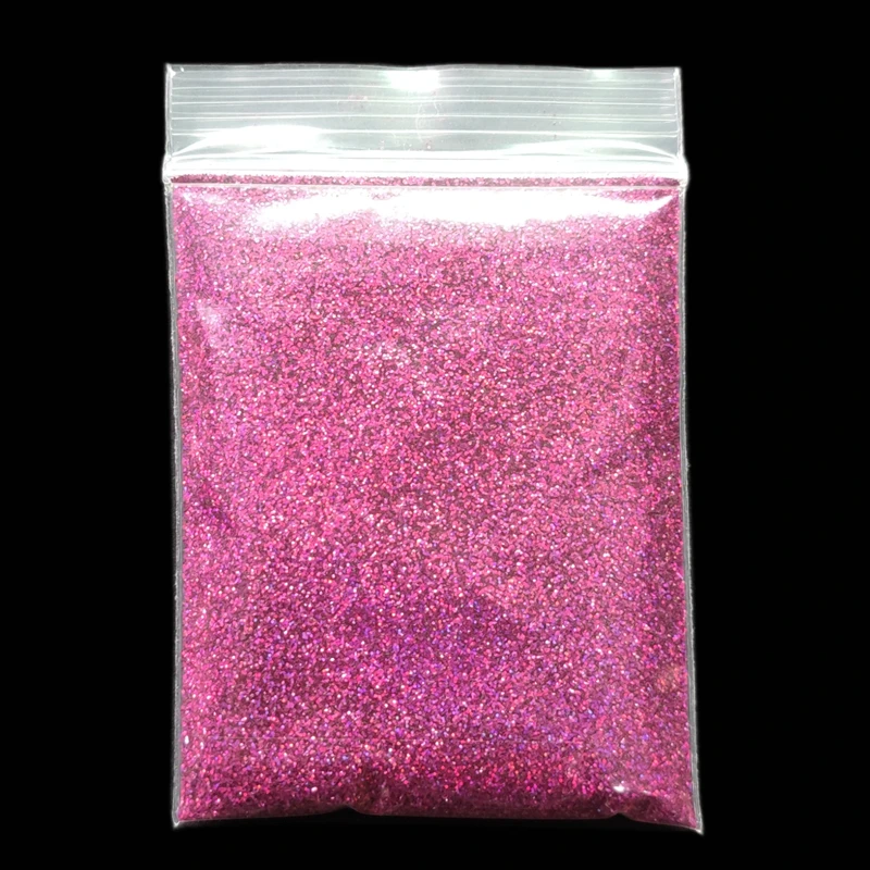 Vibrant Laser Glitter Chrome Nail Powder - Holographic Diamond Rainbow Shimmer Pigment