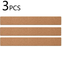 Set of 3 Self-Adhesive Cork Board Strips for Home, Office, and Classroom Notes and Photos (3PCS)