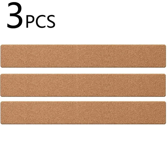 3pcs Cork Board Strips Self Adhesive Small Cork Board for Wall Desk