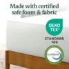 ZINUS Green Tea Memory Foam Mattress [New Version], Fiberglass free, Medium Firm Feel, Zoned Pressure Relief, Cer 5