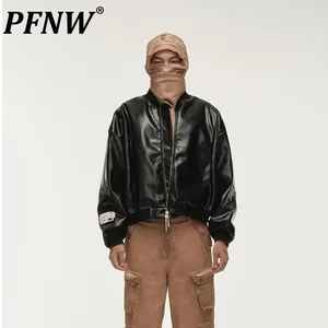 Image for PFNW Men's Punk Retro Silhouette Casual Glossy Zip 