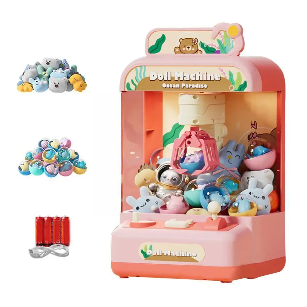 Automatic Doll Claw Machine Doll Machine Kids Coin Operated Toys Toys