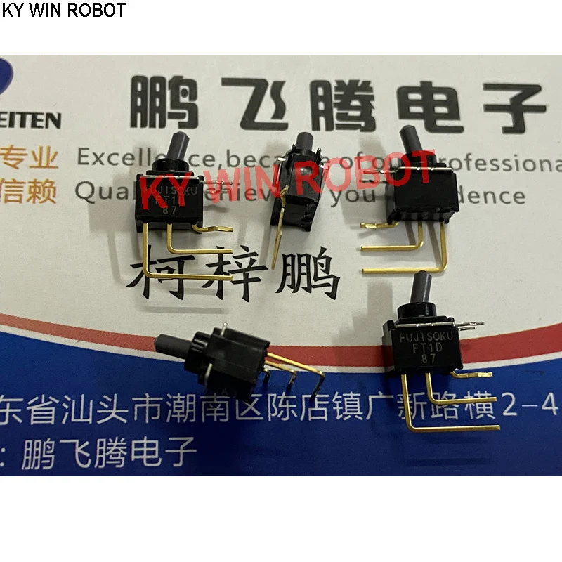 

1 шт., японский миниатюрный рычажный переключатель, изогнутая ножка, 3 фута, 2 передачи, горизонтальная Вращающаяся головка, Кулисный рычаг