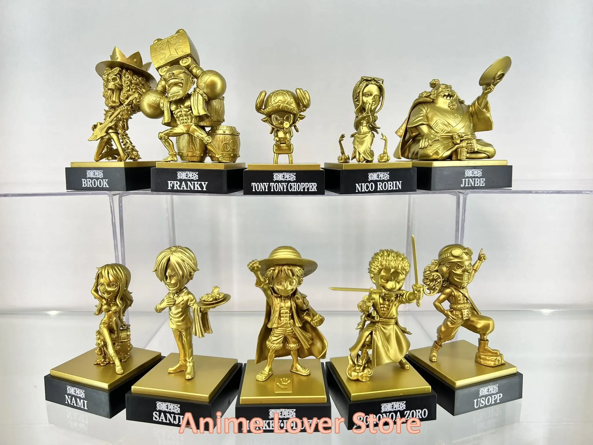 BANDAI SUPER ONE PIECE STYLING FILM GOLD 1 FIGURE SET  LUFFY,SANJI,ZORO,USOPP