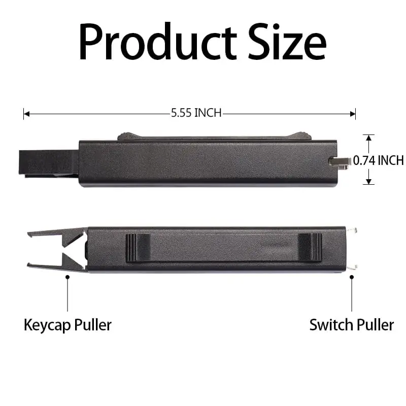 2 in 1 Switch Puller Keycap Puller Key Switch Keycap Puller for Mechanical Keyboard Gaming Keyboard Switches DIY Cleaning Tool 5