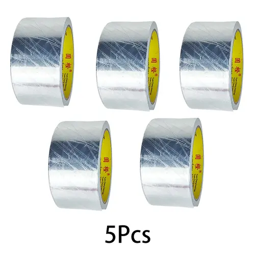 High Temperature Resistance Aluminum Foil Tape Kitchen Pipe Repair Tape Adhesive Sealing Foil Heat Insulation Leak Proof Tape - Image 18
