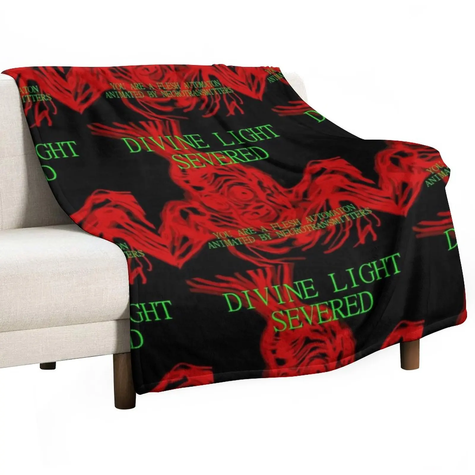 

DIVINE LIGHT SEVERED - Cruelty Squad Throw Blanket Sleeping Bag Beautifuls Bed linens Flannel Blankets