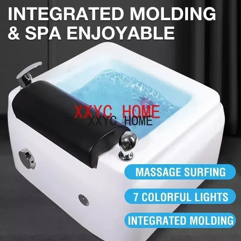 Pedicure Sink for Foot SPA Bath Tub Foot Nails Basin With Massager Surfing Stress Relief