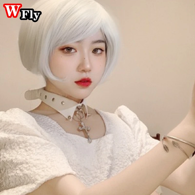 Y2K Spice Girl Necklace collar cross pendant Decoration wig collar rivet neck ornament Gothic Punk Lolita rock hip hop