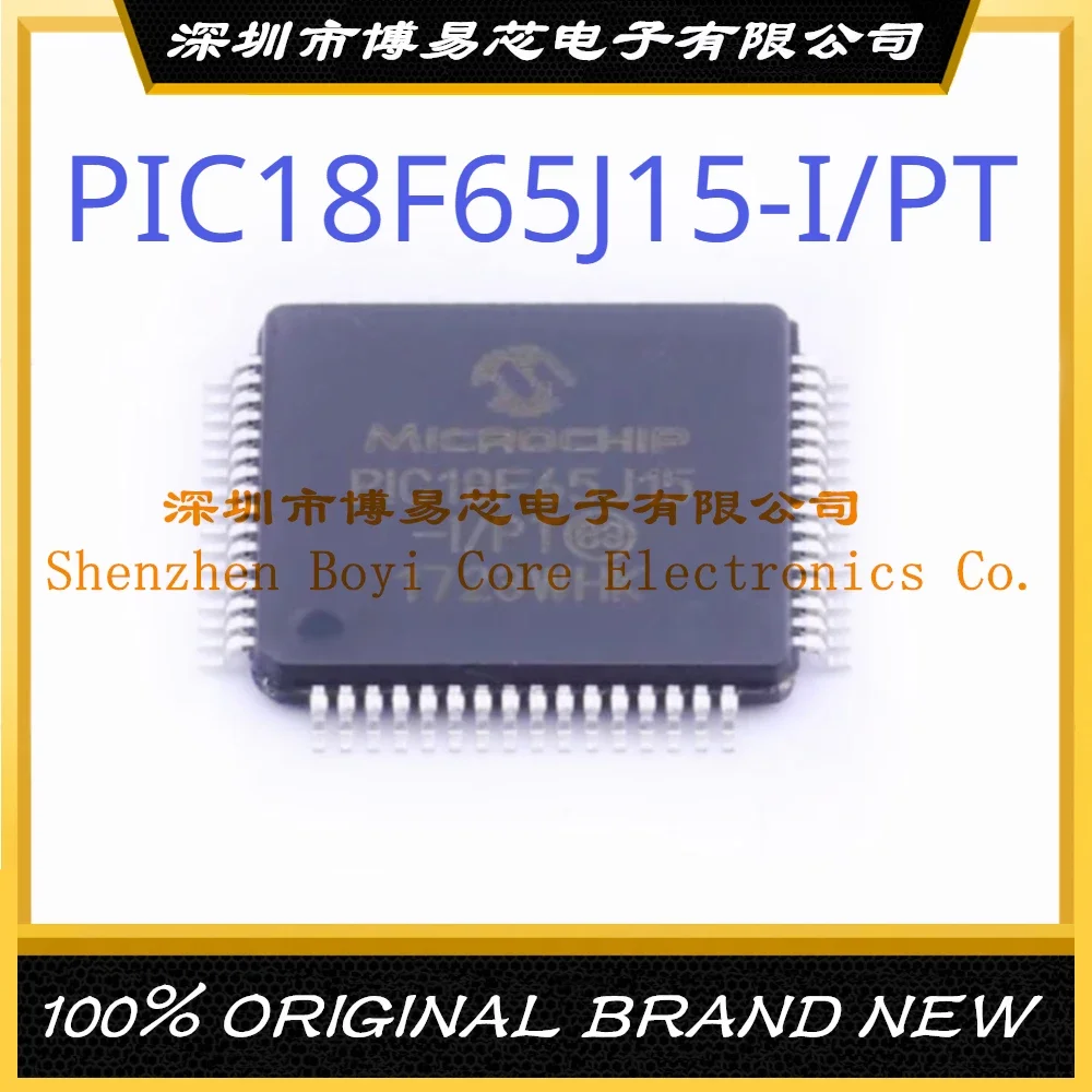

PIC18F65J15-I/PT Package TQFP-64 New Original Genuine