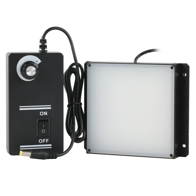 

Industrial Video Microscope Camera Adjustable Machine Vision Light Source 100mm Square Surface LED Illumination Source Backlight