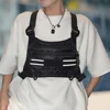 Chest Rig Bag Lightweight Front Chest Pack Water Resistant Running Vest Bag with Reflective Strip for Cycling Hiking 4
