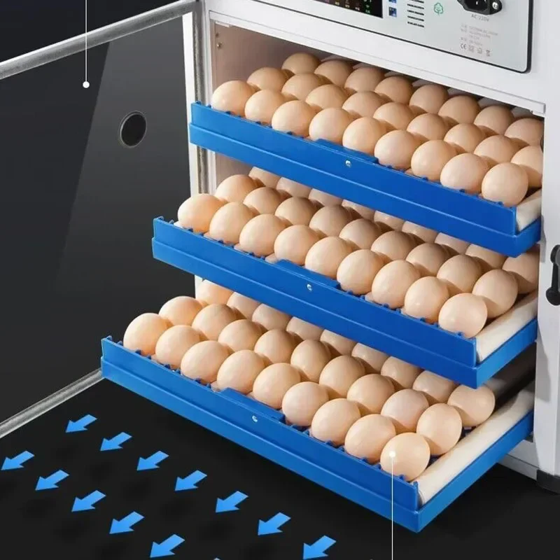 204/136 Eggs Intelligent Large And Medium-Sized Household Full-Automatic Chicken Duck Goose Quail Incubator