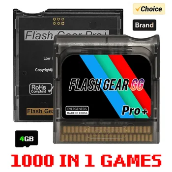 2025 Nuova cartuccia di gioco Flash Gear GG Pro + 1000 in 1 per console Sega Game Gear GG con scheda TF 4G