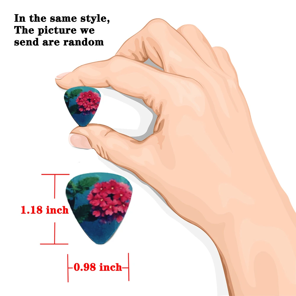 10pcs 0.71mm Universe Planet two side picks acoustic guitar paddle DIY Guitar Accessories pick for ukulele bass