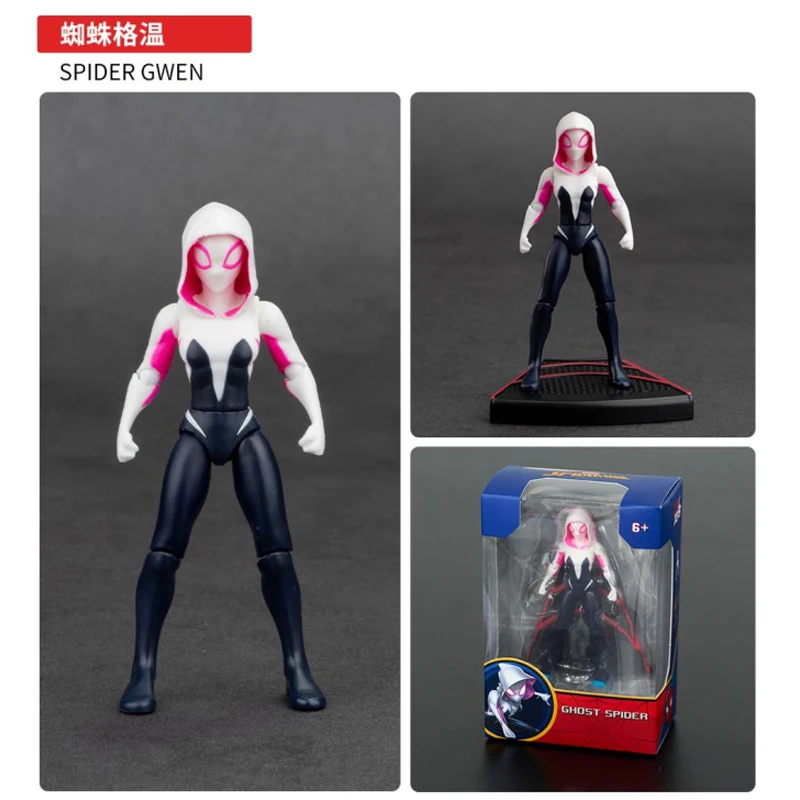 ZD Toy Spider-Man BASE AGGREGATION GAMEPLAY Iron Man Miles Morales ELECTRO SPIDER GWEN Collection Infinity Saga Figur Spielzeug – Detail 4