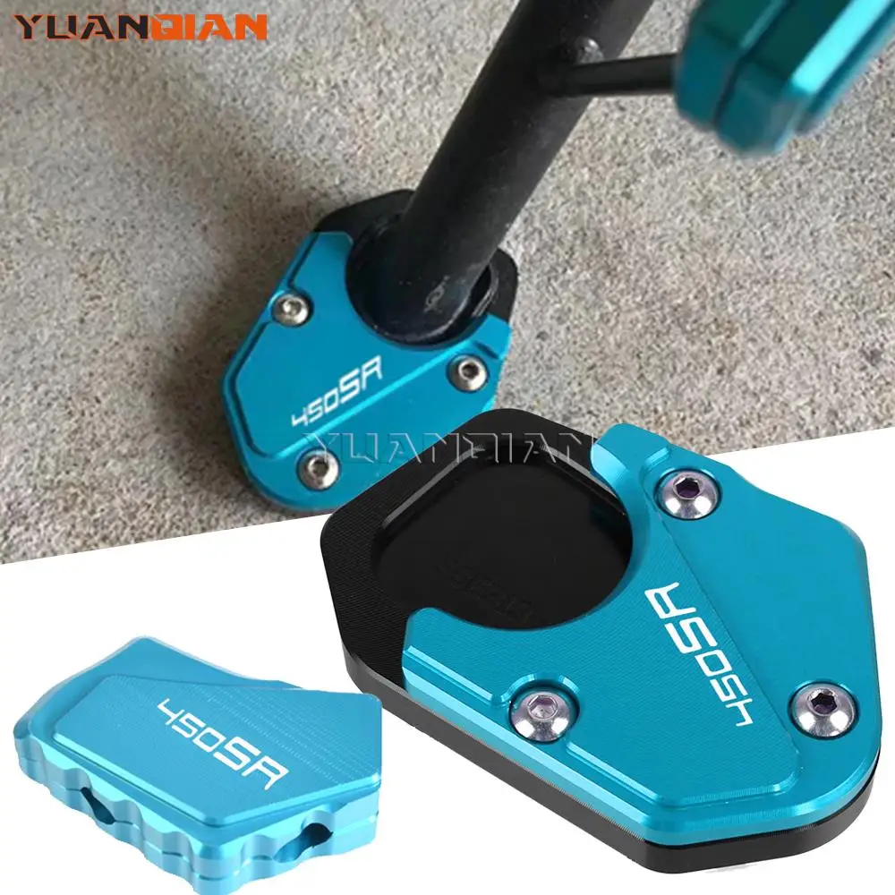 

FOR CFMOTO 450SR 450 SR 2022 2023 2024 Motorcycle Side Stand Enlarger Enlarge Plate Extension Pad Support Kickstand auxiliary
