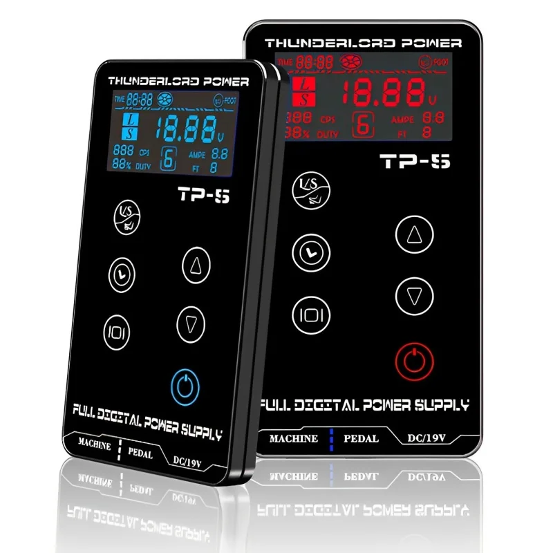 Professional Thunder TP-5 Digital Tattoo Power Supply LCD Touch