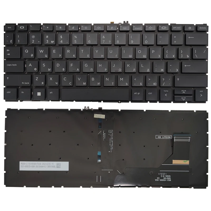 NEW For HP EliteBook 730 735 835 830 G7 G8 US/Russian laptop keyboard