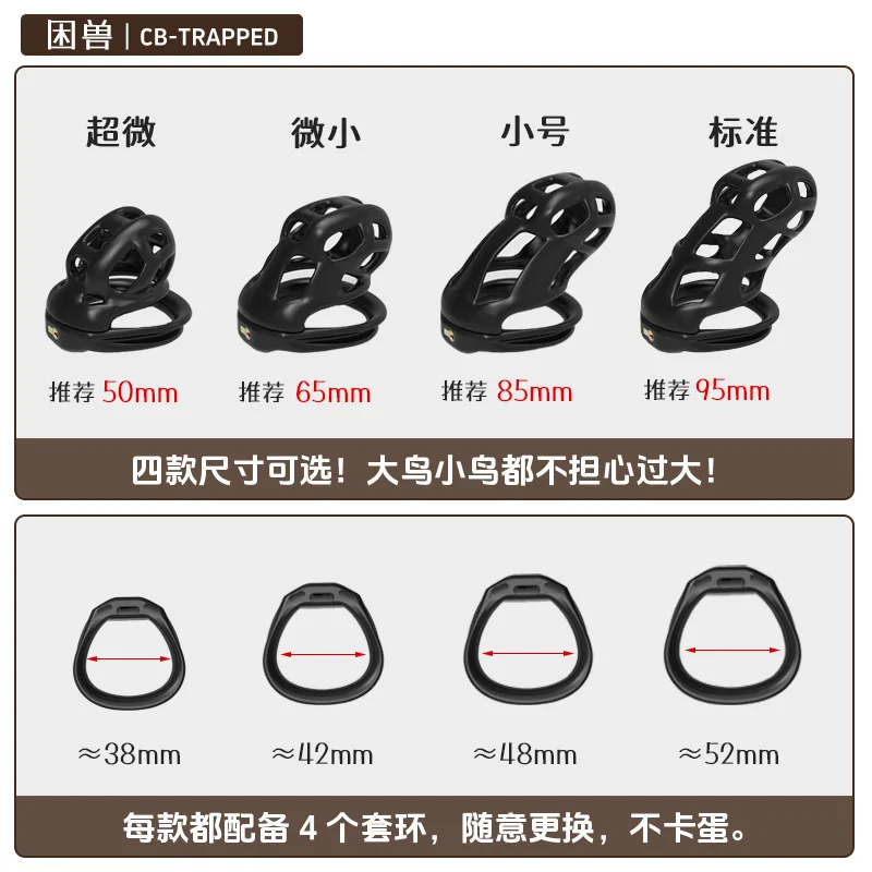 Sex Products Erotic Urethral Lock Penis Cage Cock Belt Mastubateur Homme Gays Unshakable Bondage BDSM Self Bondage Slave Erotic